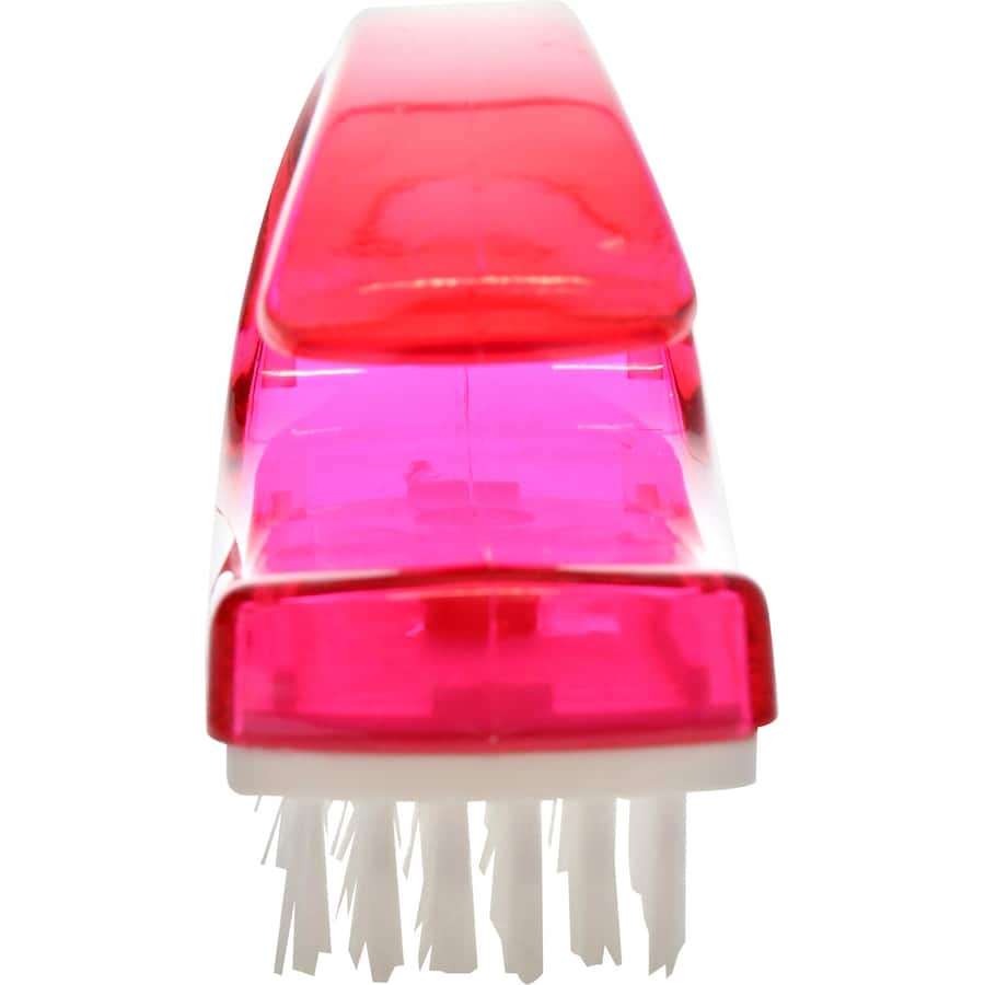 Raven Nail Brush Clearlite with ultra-soft bristles for flawless nail cleaning and polishing, ergonomic handle for comfortable grip.