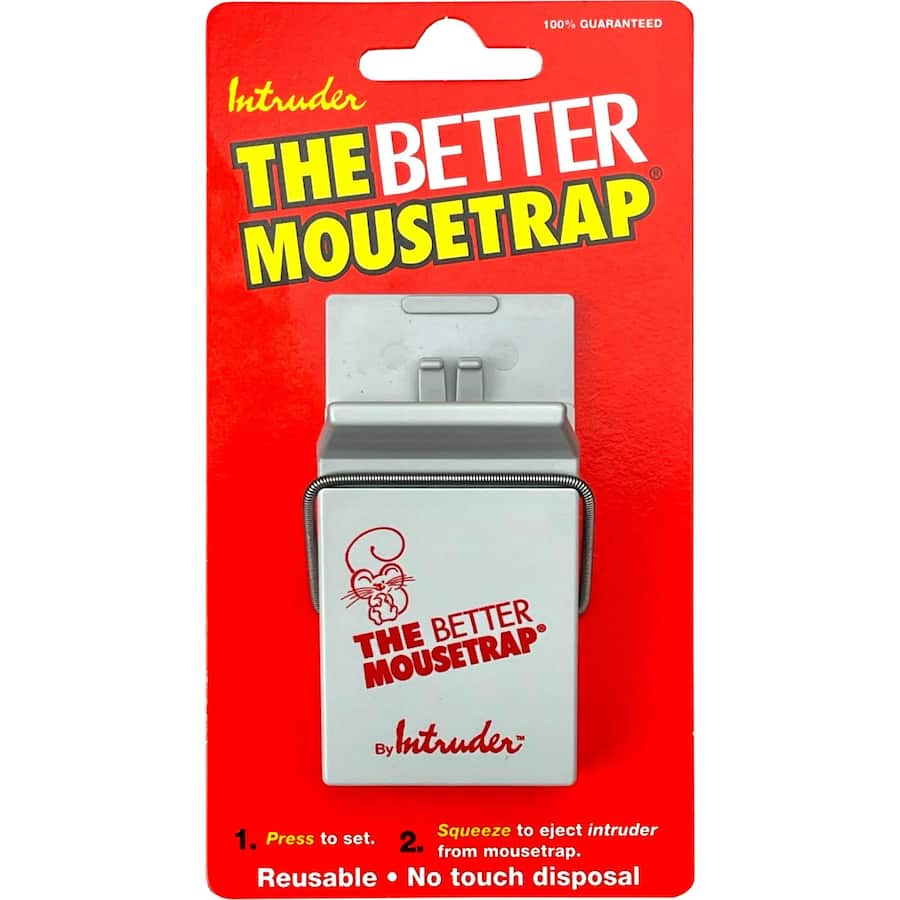 Intruder Rodent Control Mouse Trap designed for humane, effective trapping of up to two mice with easy disposal and pet-safe features.