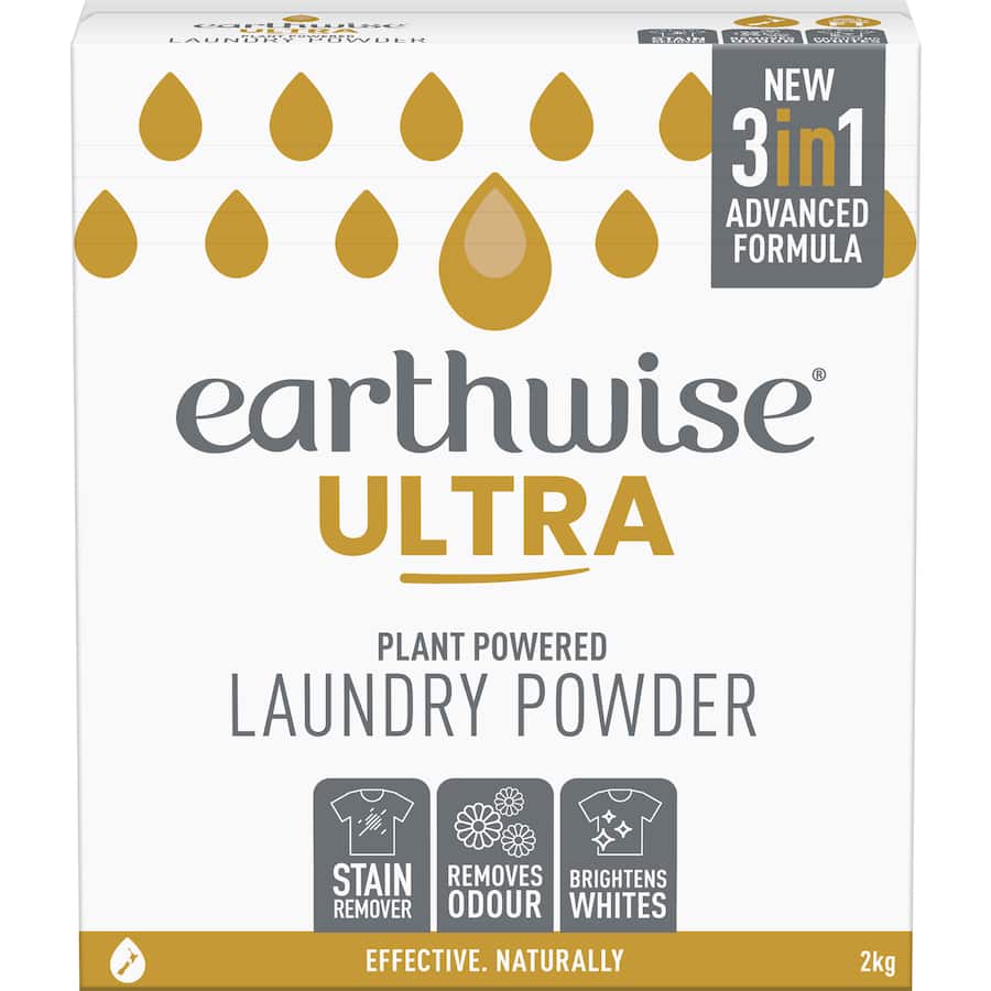 Earthwise Ultra Laundry Powder 3 In 1 2kg