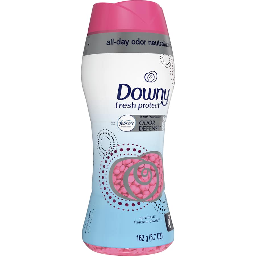 Downy Laundry Fragrance Booster in April Fresh adds long-lasting floral freshness to your garments with every wash.