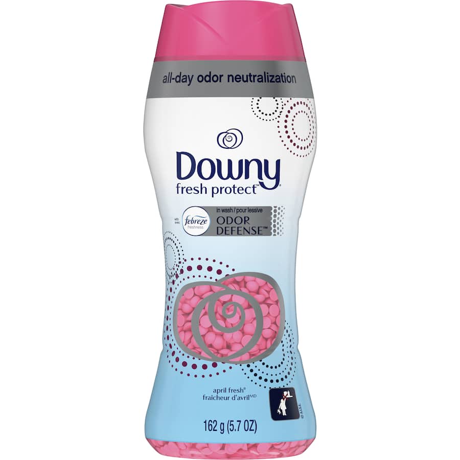 Downy Laundry Fragrance Booster in April Fresh infuses clothes with long-lasting, uplifting floral scents for a fresh laundry experience.