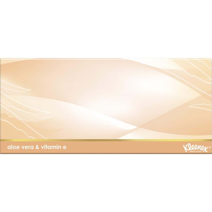 Kleenex Extra Care Tissues Aloe Vera Box 140pack