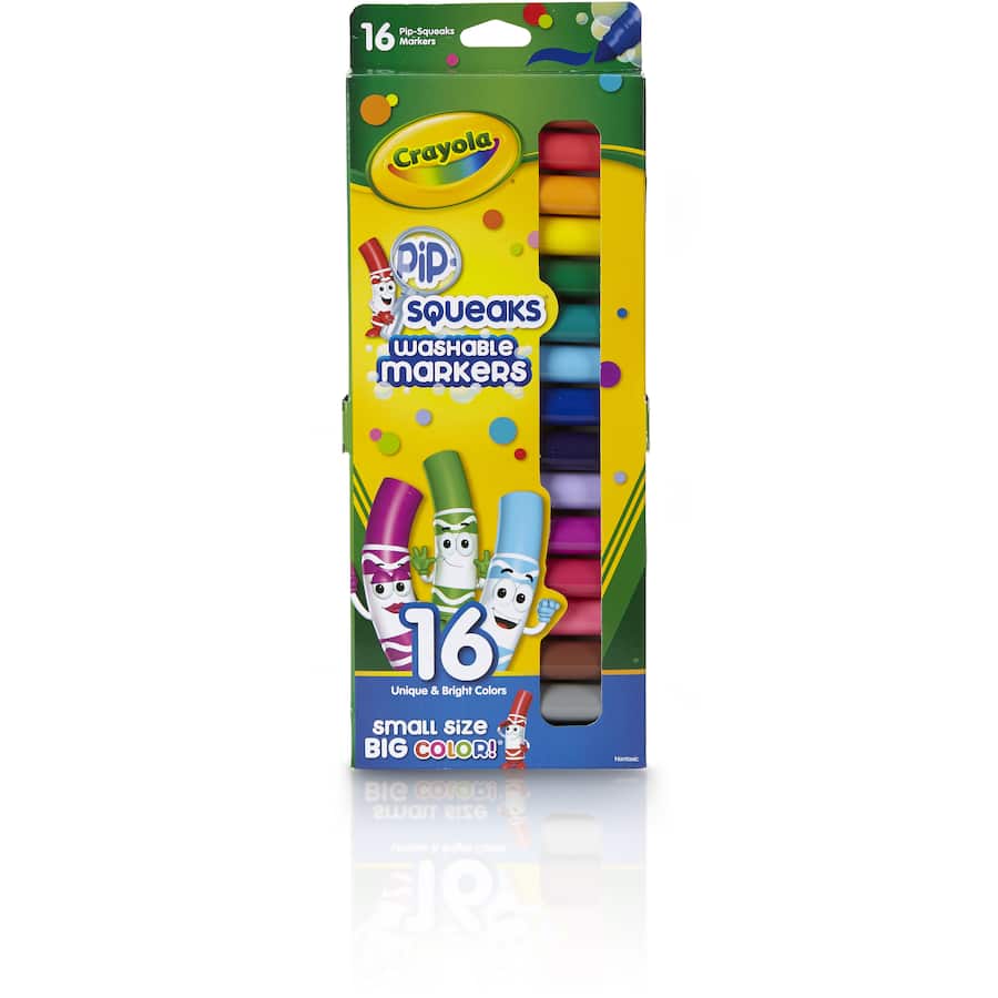Crayola Felt Tip Pens Mini Markers Washable 16pack