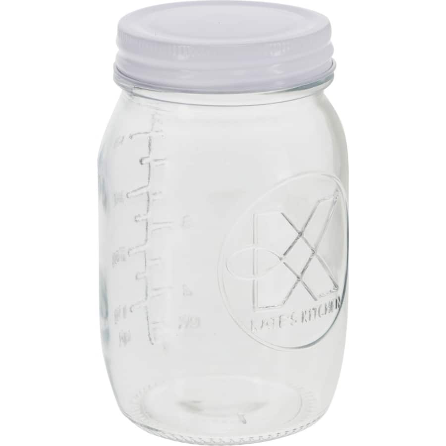 Kates Kitchen Embossed Preserving Jar Each 500mL