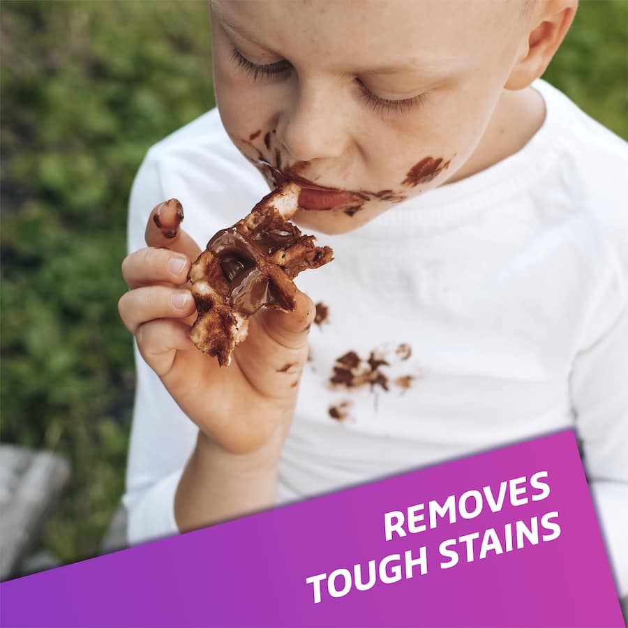 Vanish Preen Gold Stain Remover Power Gel with rubbing head tackles tough stains on fabrics in just 30 seconds.
