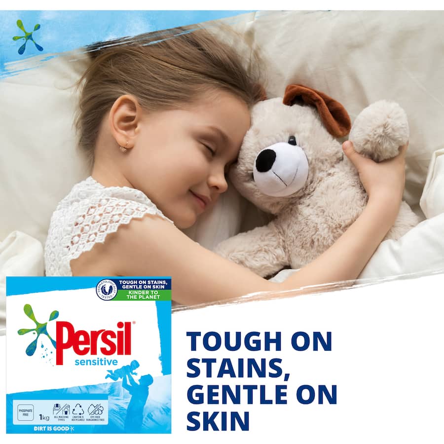 Persil Front & Top Loader Laundry Powder Sensitive 1kg