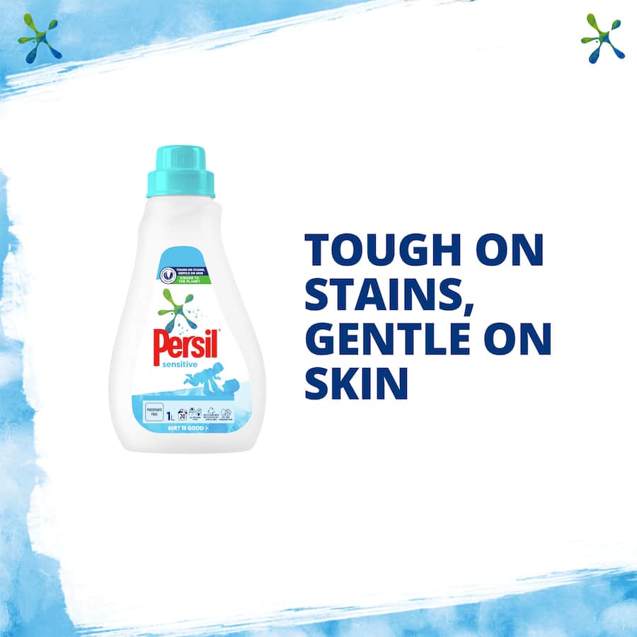Persil Front & Top Loader Laundry Liquid Sensitive 1L