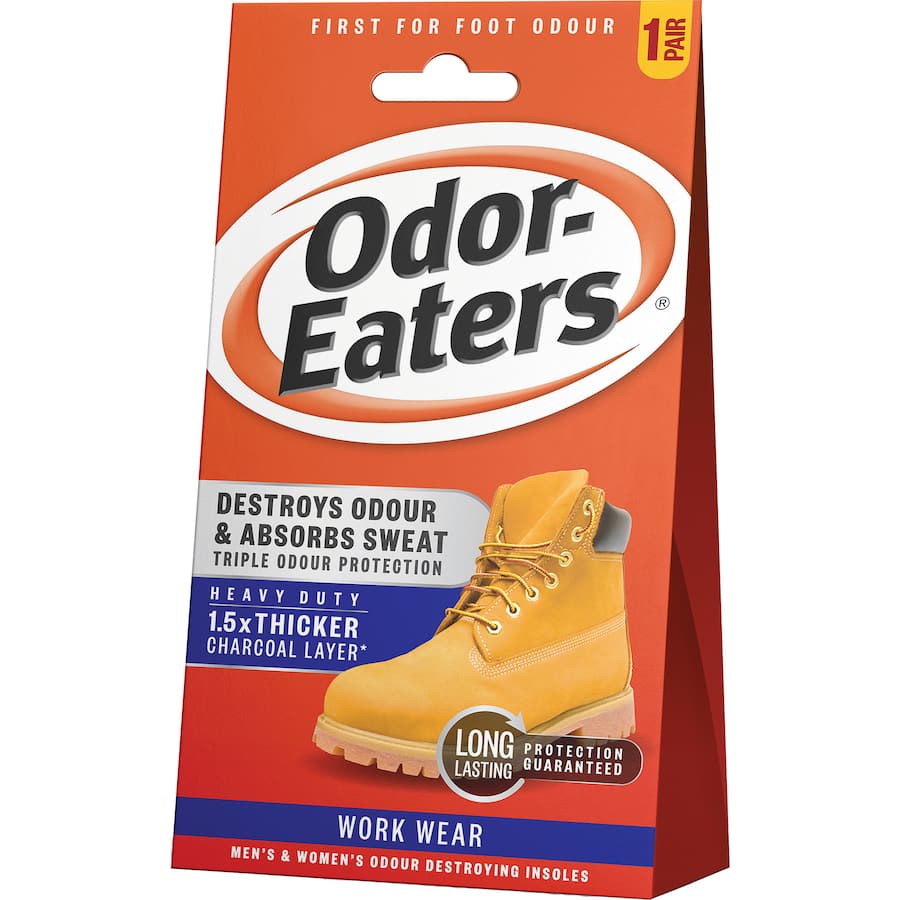 Odor Eaters Insoles Work Wear Heavy Duty 1pack