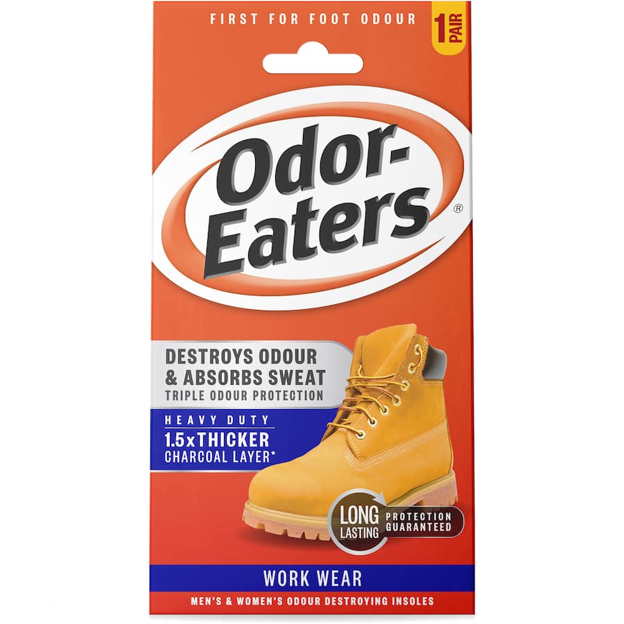 Odor Eaters Insoles Work Wear Heavy Duty 1pack