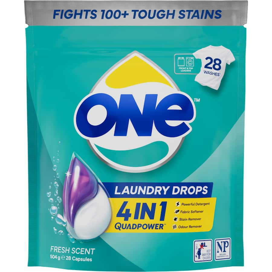 One 4 In 1 Laundry Capsules 28pack