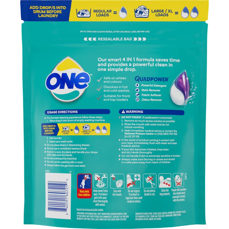One 4 In 1 Laundry Capsules 28pack