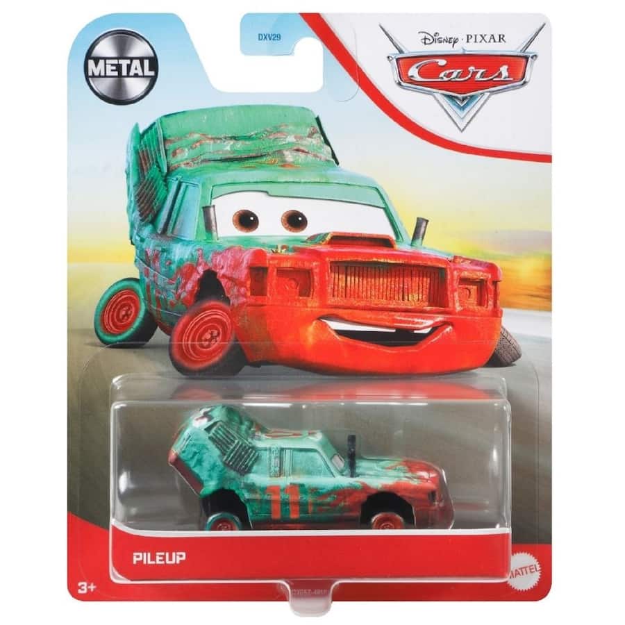 1:55 scale diecast Cars 3 vehicles, including Lightning McQueen and Mater, perfect for imaginative play and storytelling.