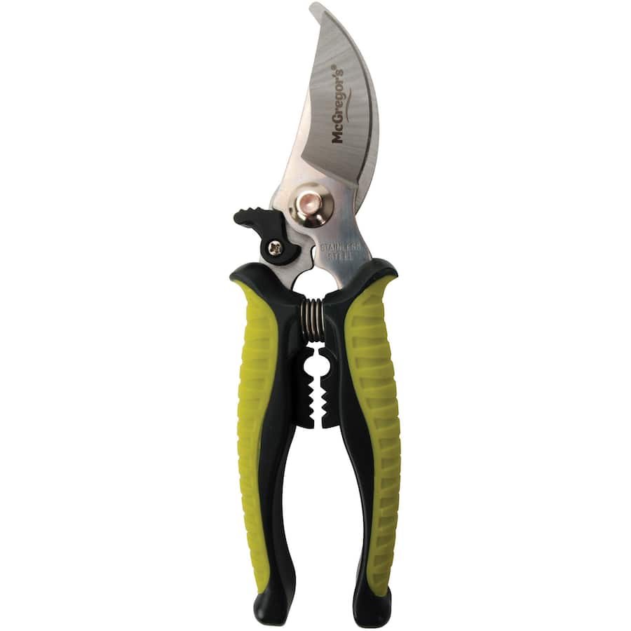 Mcgregors Garden Tool Stainless Steel Secateurs 195mm