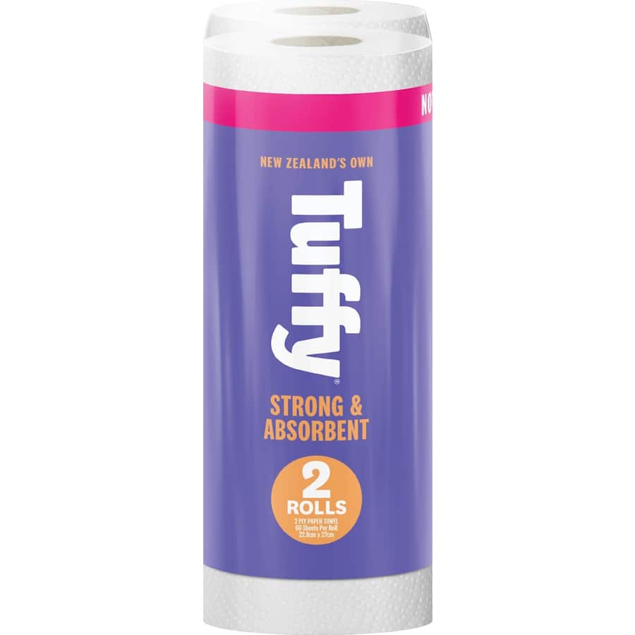 Tuffy Paper Towels White 2ply 2pack
