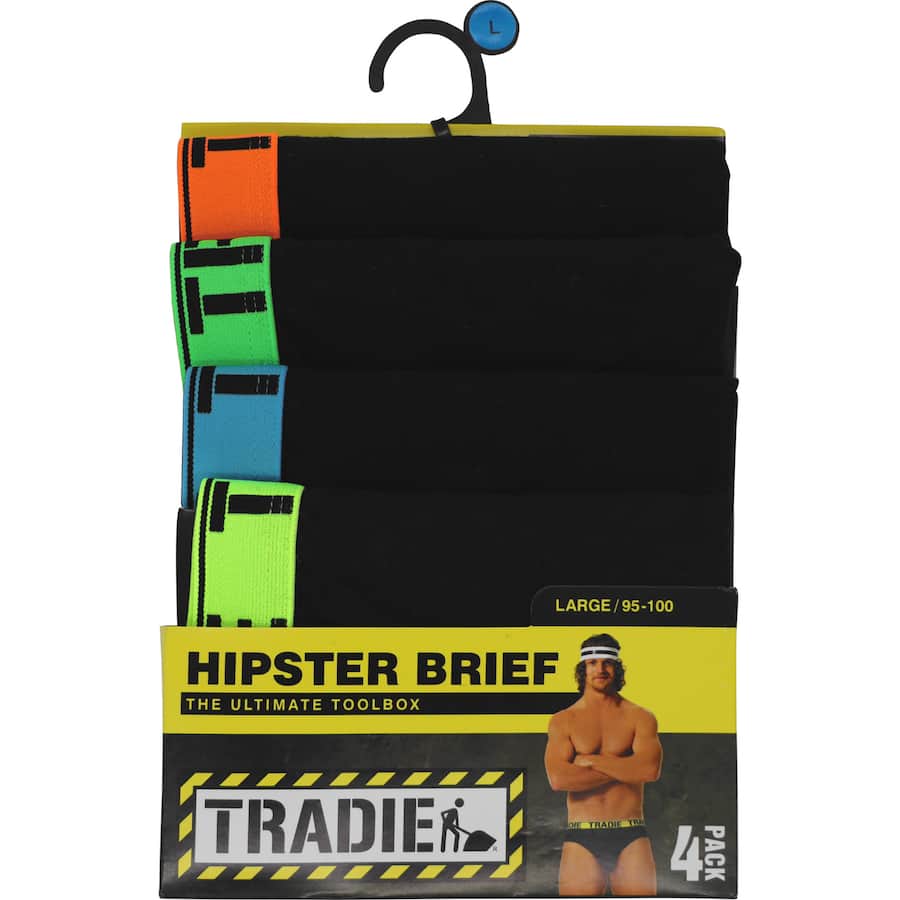 Tradie Mens Underwear Briefs X/large 4pack
