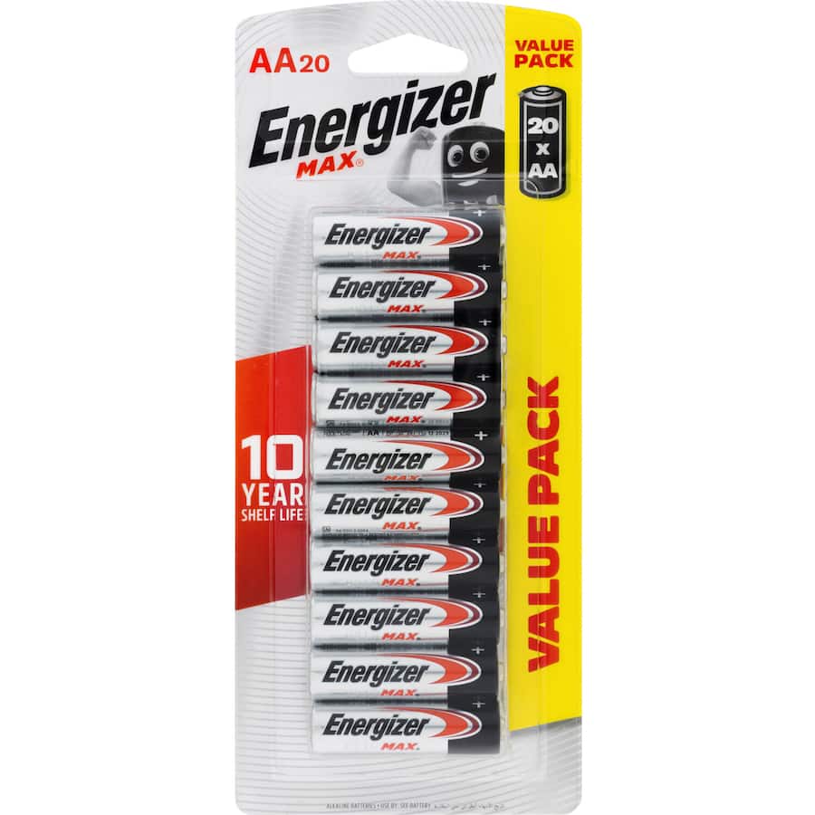 Energizer Max Aa Battery 20pack
