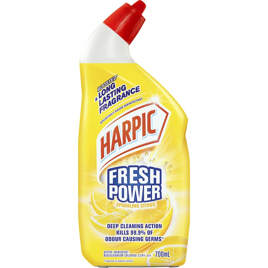 Harpic Toilet Cleaner Sparkling Citrus 700mL