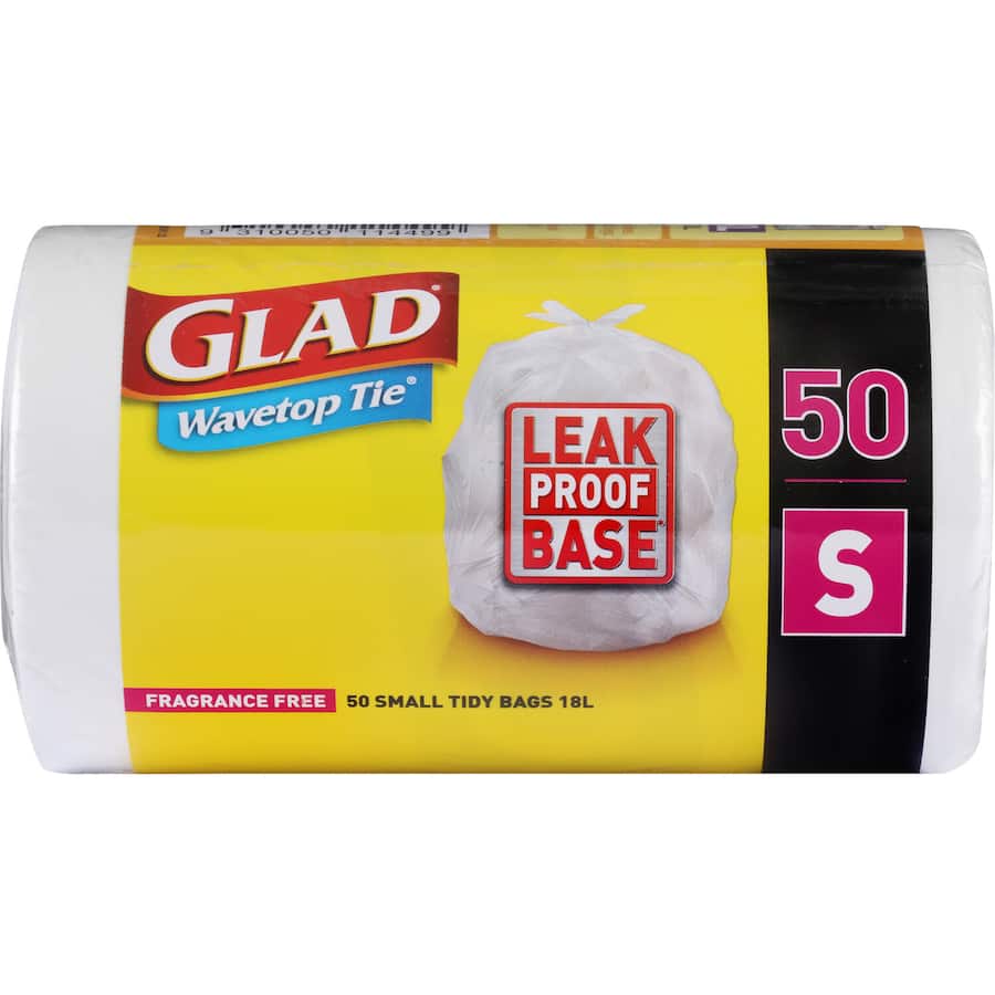 Glad Kitchen Tidy Bags Small Roll 50pack