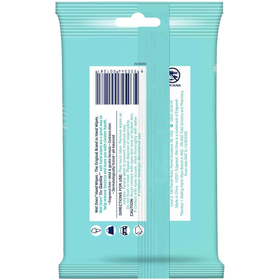 Wet Ones Wet Wipes Gentle Travel Pack 15pack
