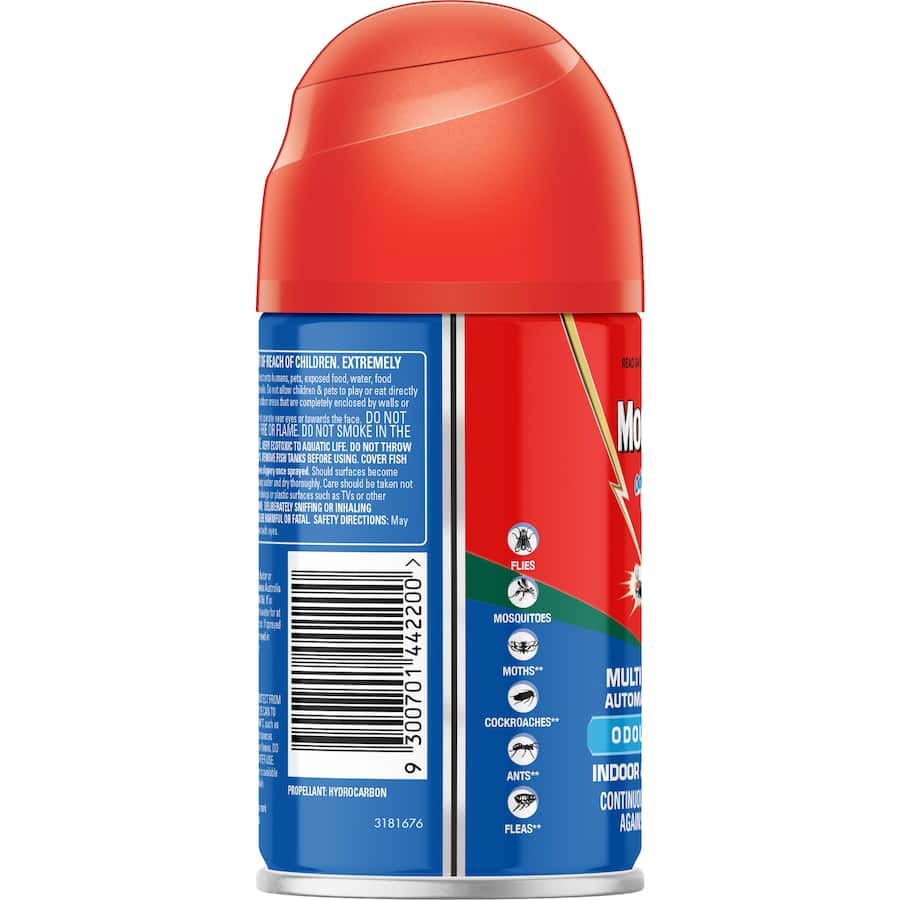 Mortein Automatic Spray System Refill Odourless Indoor Can 154g