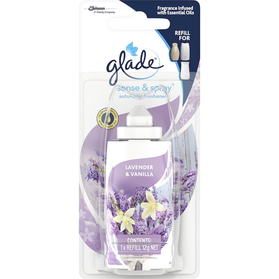 Glade Sense & Spray Automatic Spray System Refill Lavender & Vanilla 12.2g