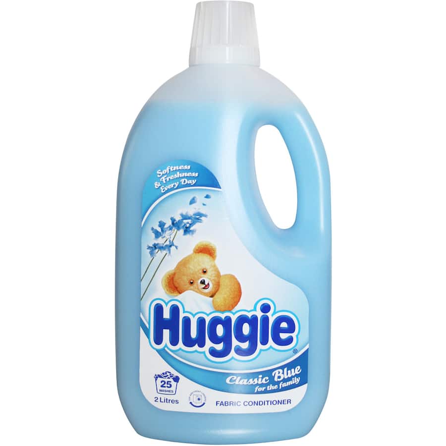 Huggie Fabric Softener Classic Blue Bottle 2L