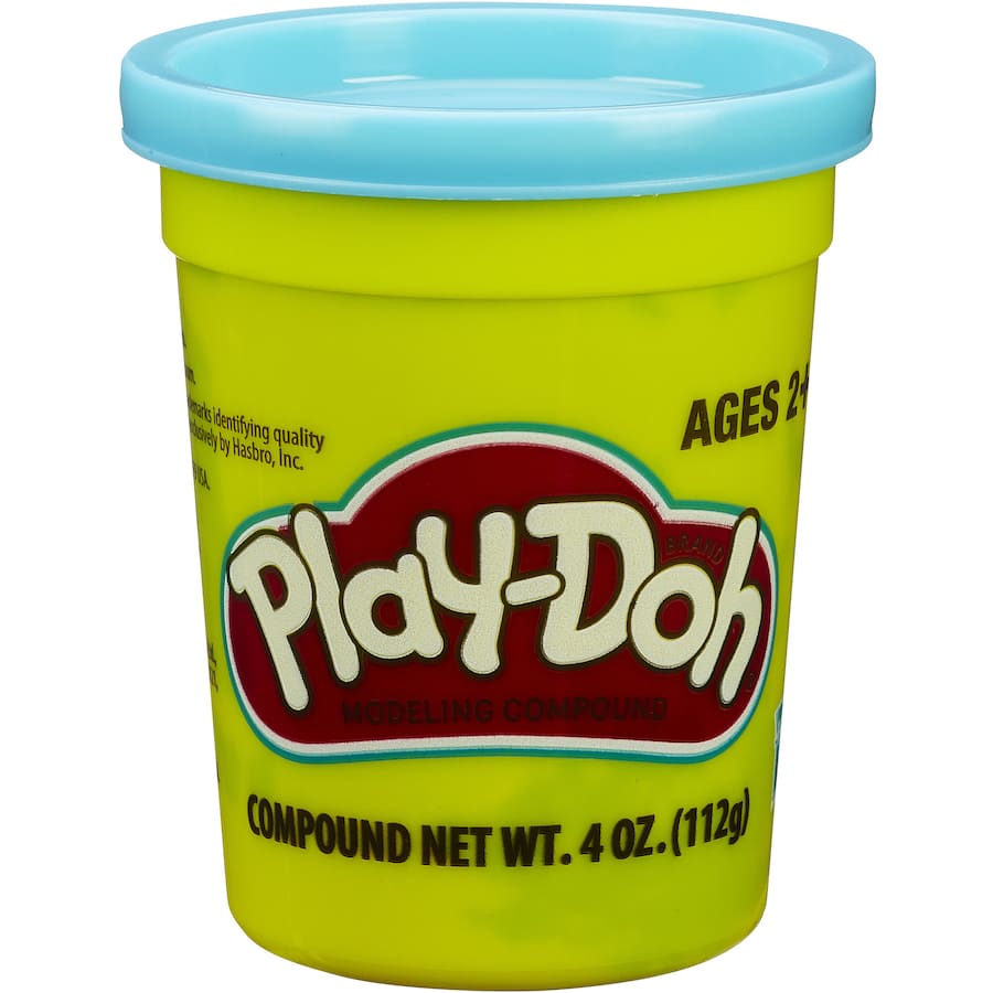 Colorful Playdoh tubs for creative play, ideal for children 2+, promoting fine motor skills and imaginative expression.