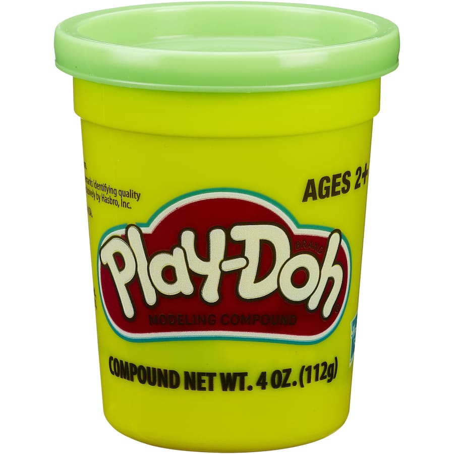 Colorful Playdoh single tubs offering endless creativity for kids aged 2 and up, perfect for imaginative play and fine motor skill development.
