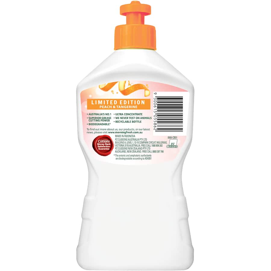 Morning Fresh Dishwash Liquid Limited Edition, a concentrated, eco-friendly formula for sparkling clean dishes with superior grease cutting power.