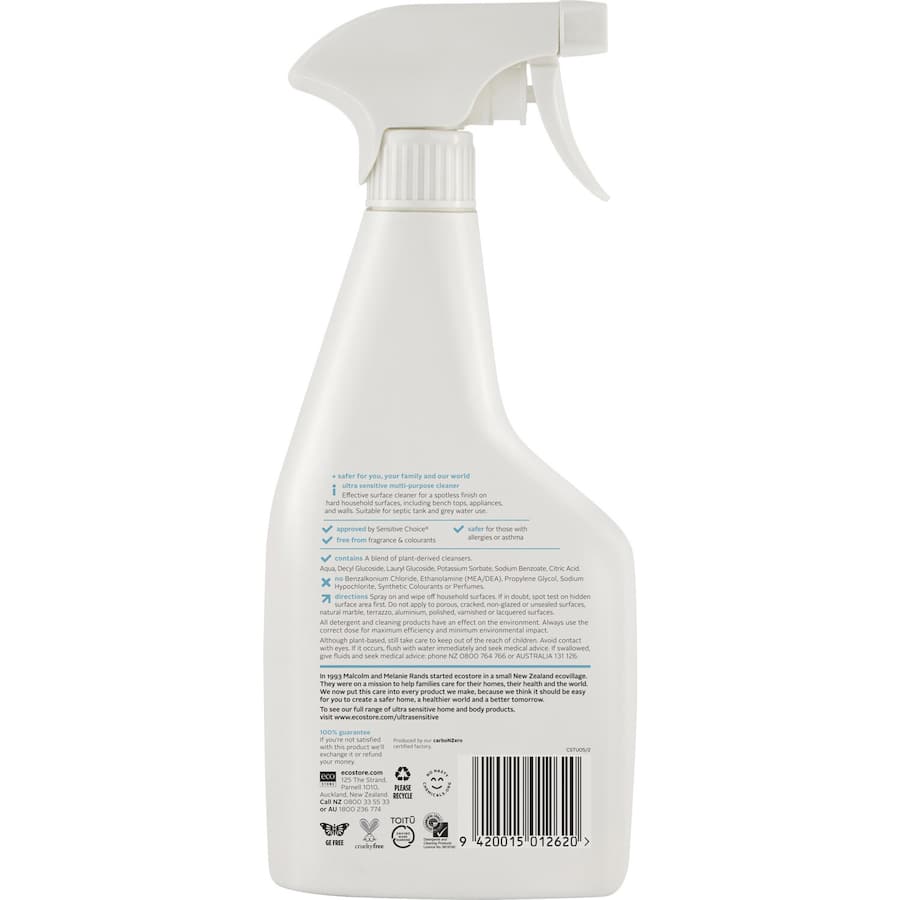 Ecostore Spray Cleaner Multi Purpose Ultra Sensitive