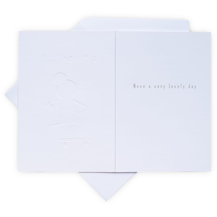 Charming pink birthday card featuring whimsical illustrations, ideal for celebrating girls of all ages.