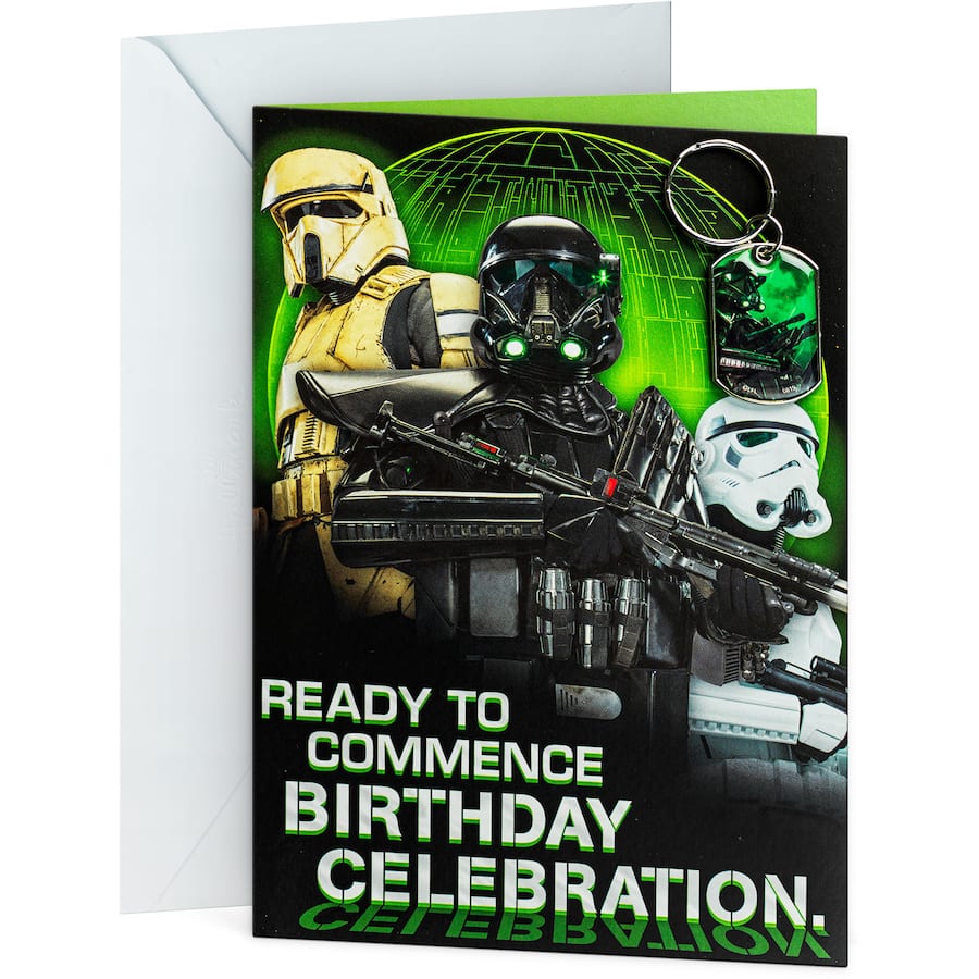 Colorful Hallmark birthday card featuring a cheerful design, perfect for celebrating special days with heartfelt messages.