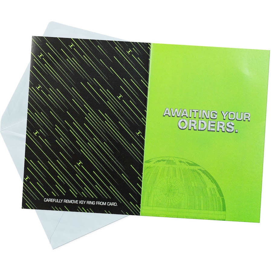Vibrant Hallmark birthday card featuring a cheerful design, perfect for celebrating special moments with loved ones.