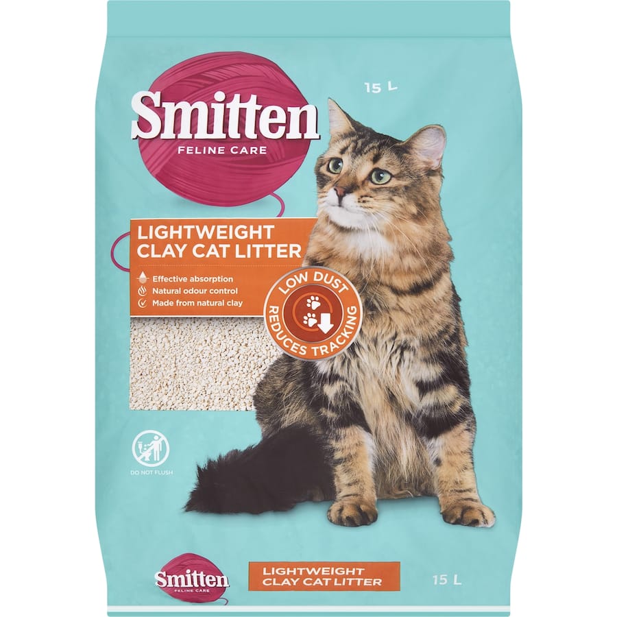 Smitten Cat Litter Clay Bag 15L