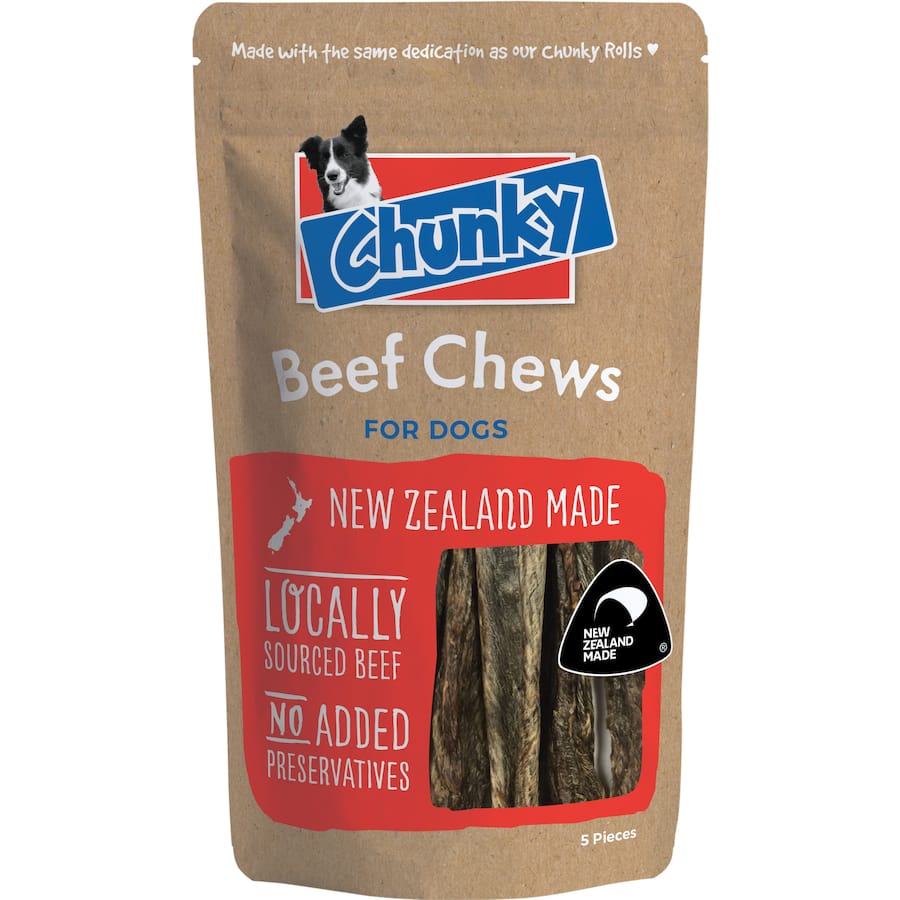 Superior Chunky Dog Treats Beef Chews Pouch 60g