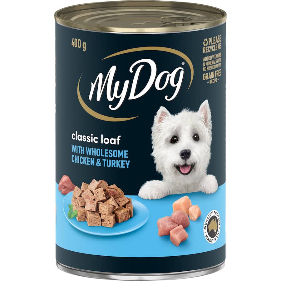 My Dog Wet Dog Food Chicken & Turkey Banquet Tin 400g