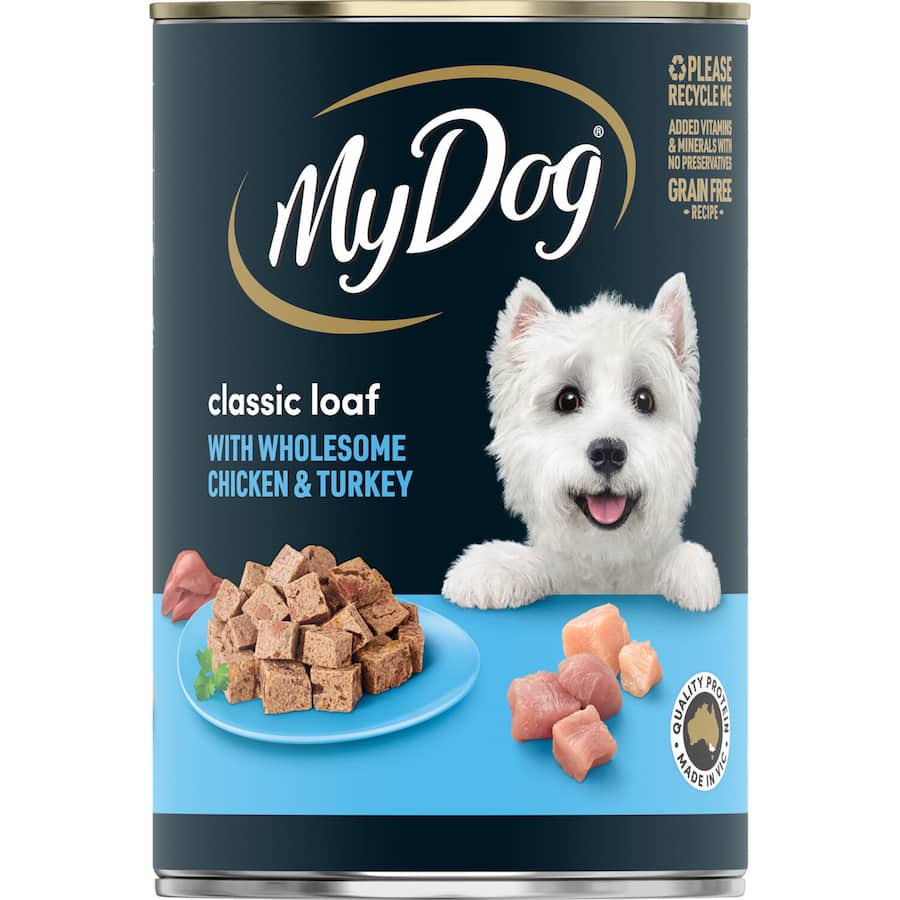 My Dog Wet Dog Food Chicken & Turkey Banquet Tin 400g