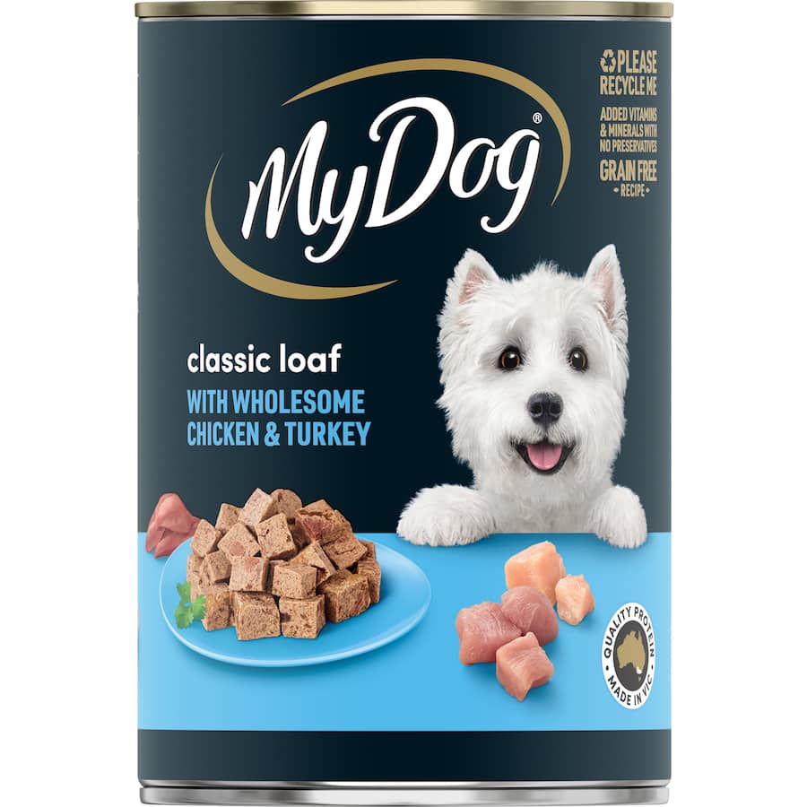 My Dog Wet Dog Food Chicken & Turkey Banquet Tin 400g