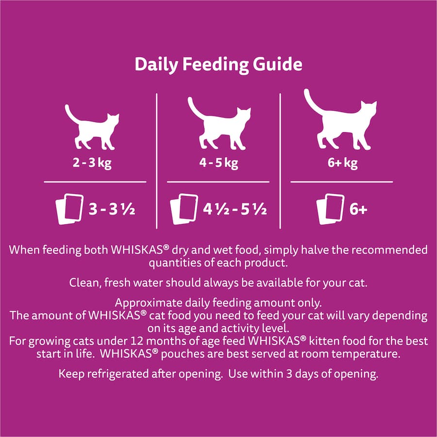 Whiskas Wet Cat Food Mixed Favourites In Jelly Pouch 18x85g
