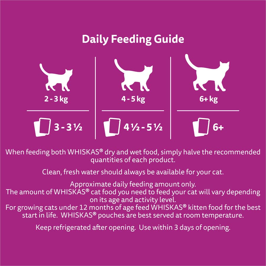 Whiskas Wet Cat Food Chicken Favourites In Jelly Pouch 18x85g