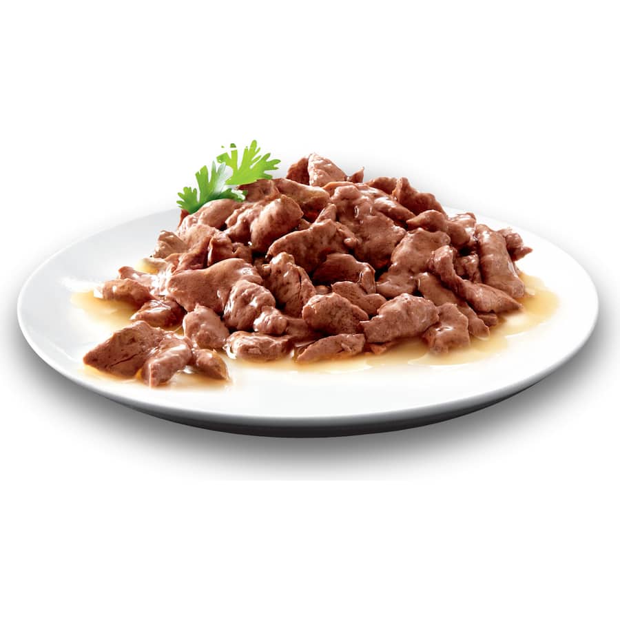Dine Classic Collection wet cat food with mixed meats in gravy, perfect for picky eaters and promoting hydration.