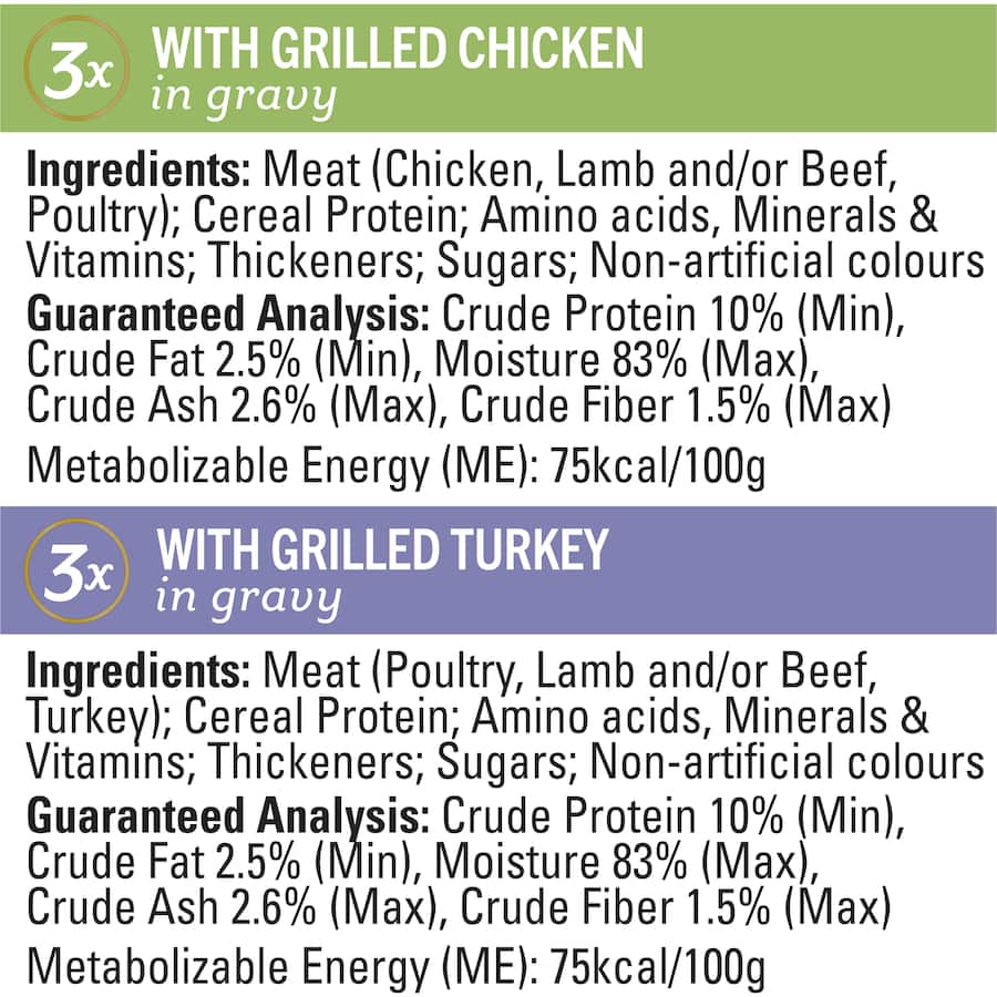 Fancy Feast Petite Delights Wet Cat Food Chicken & Turkey Pouch 6x50g