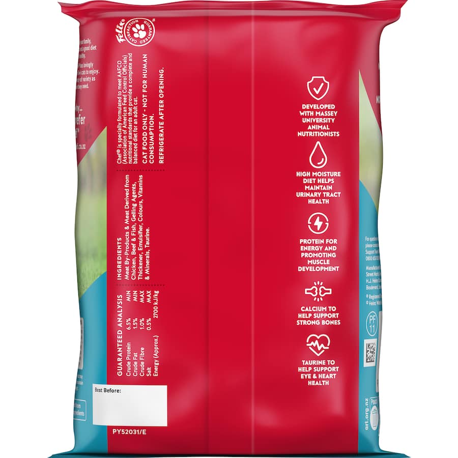 Chef Classic Wet Cat Food Chicken & Ocean Fish Pouches 4x100g