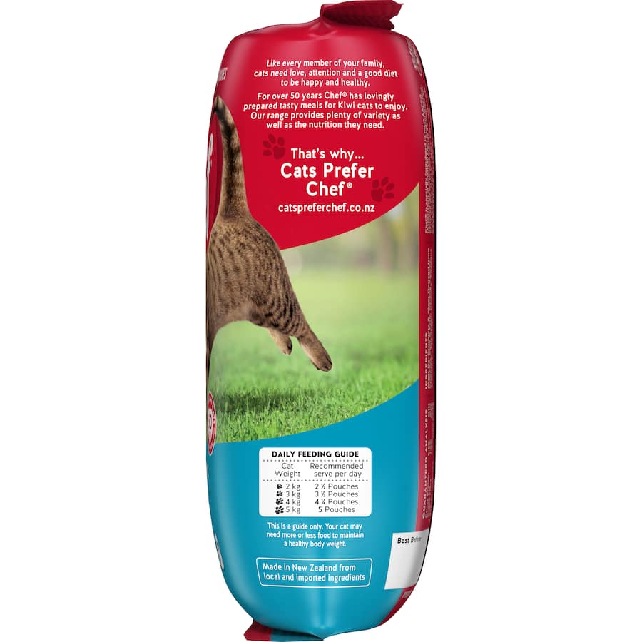 Chef Classic Wet Cat Food Chicken & Ocean Fish Pouches 4x100g