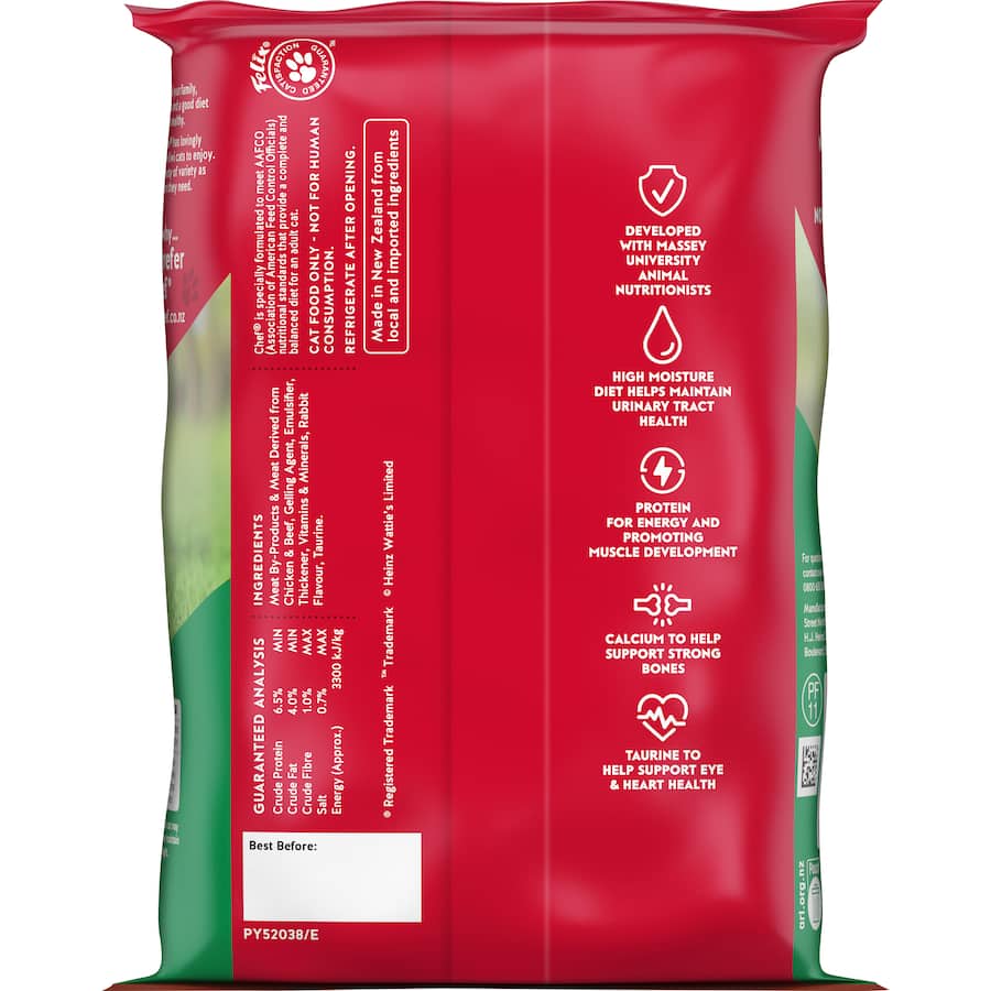 Chef Classic Wet Cat Food Chicken With Rabbit Flavour Bag 4x100g