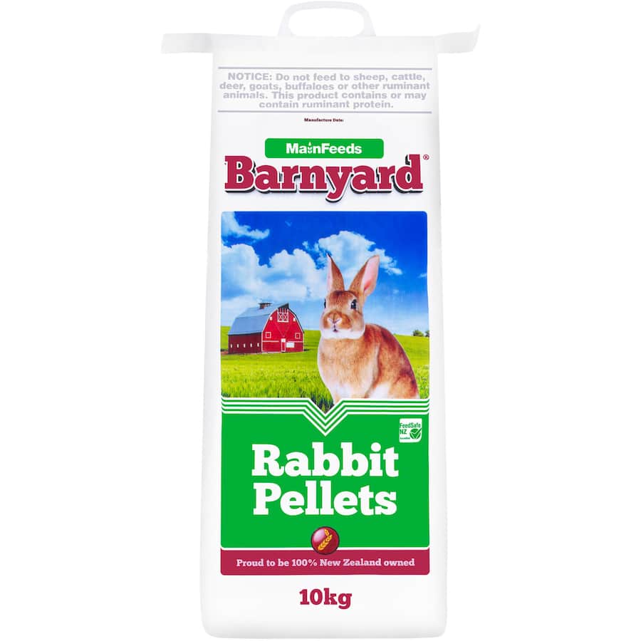 Barnyard Pet Food Rabbit Feed Pellets Bag 10kg