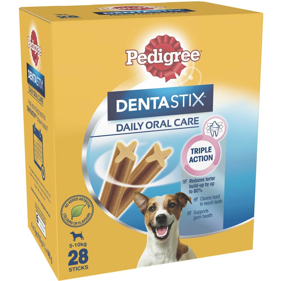 Pedigree Dentastix Dog Treats Daily Oral Care Small Dog Box 28pack