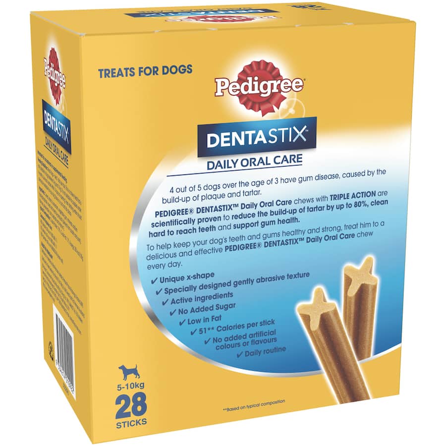 Pedigree Dentastix Dog Treats Daily Oral Care Small Dog Box 28pack