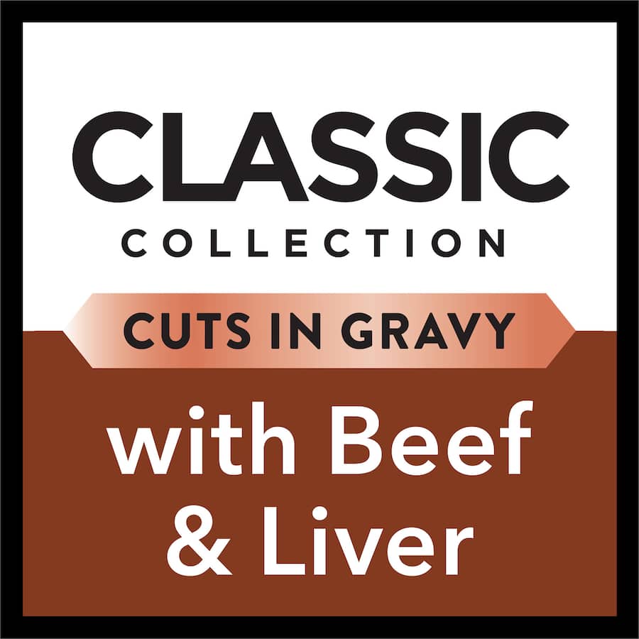 Gourmet wet cat food featuring tender beef and liver in rich gravy, crafted for adult cats' health and indulgence.