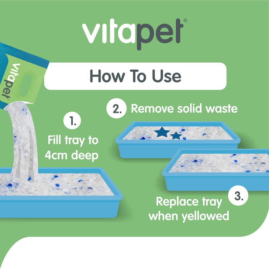 Vitapet Purrfit Cat Litter Crystals Bag 7L